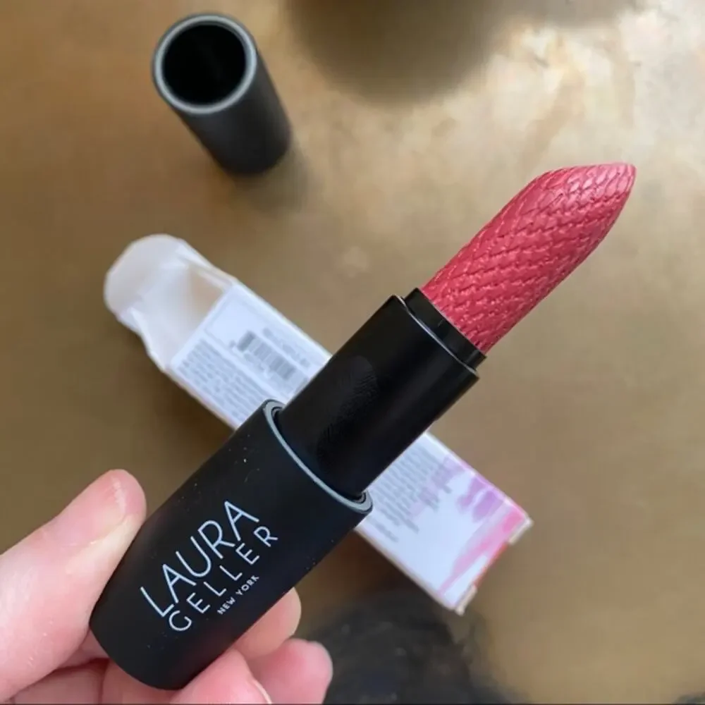 LAURA GELLER Lipstick Mauve Pink NEW! NIB box mulberry street Baked High Pigment